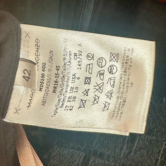 MARCO de VINCENZO Plaid Print Mini Dress—Size 42 - Picture 2 of 6